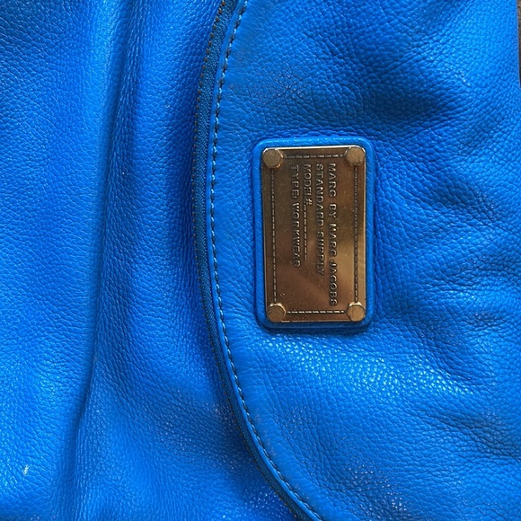 Marc by Marc Jacobs Blue Leather Crossbody Bag - Picture 2 of 6